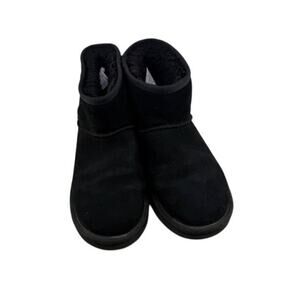 Koolaburra by UGG Koola Mini II Boots Suede Pull-On 1114851 Black Womens Size 7